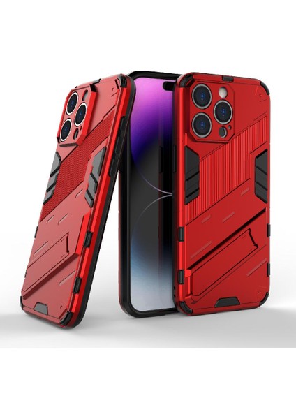 Iphone 14 Için Kılıf Pro Max Kickstand Sağlam Askeri Koruyucu Kapak (Yurt Dışından)