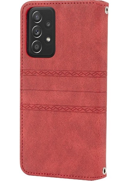 Samsung Galaxy Için Flip Case A53 5g Manyetik Kapatma Pu Deri Kickstand (Yurt Dışından)