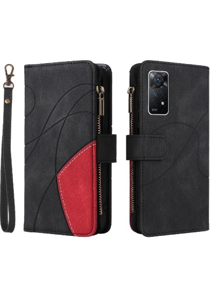 Xiaomi Redmi Not 11 Pro Fermuar Cüzdan Tarzı Dokuz Kart Yuvaları (Yurt Dışından)