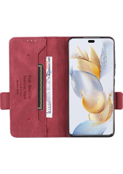 Onur 90 Pro Deri Folio Flip Case Için Kılıf Kart ile Tam Koruma (Yurt Dışından)