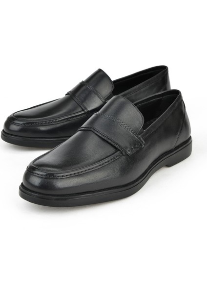 Erkek Deri Ayakkabı 143745Z0303 Siyah indirimleri