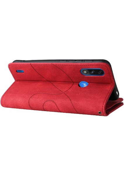 Motorola Moto E7 Güç Kart Yuvası Standı Kickstand Koruyucu (Yurt Dışından)