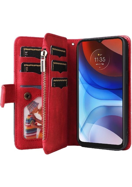 Motorola Moto E7 Güç Kart Yuvası Standı Kickstand Koruyucu (Yurt Dışından)