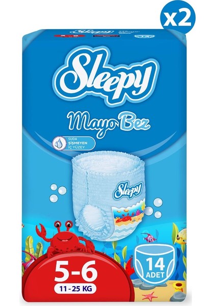 Mayo Külot Bez 6 Numara Xlarge 2'li Paket 28 Adet