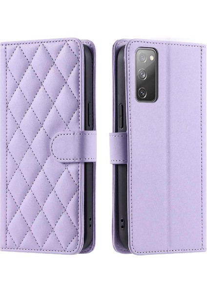 Samsung Galaxy S20 Fe Kafes Flip Için Telefon Kılıfı Folio Cüzdan El Kayışı (Yurt Dışından)