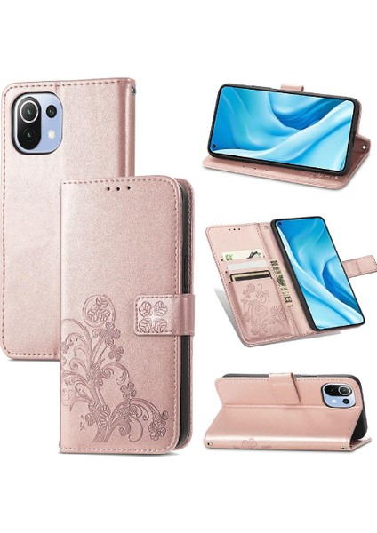Xiaomi 11 Lite Için Kılıf Kapak Çevirin Kılıf Kısa Kayış Zarif Dört (Yurt Dışından) fiyatları