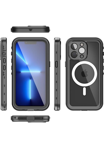 Iphone 13 Için Kılıf Pro IP68 Su Geçirmez Tam 12FT Askeri Darbeye Vaka (Yurt Dışından)