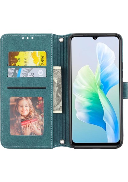Vivo V23E 5g Manyetik Kapatma Için Flip Case Cüzdan Kılıf Pu Deri (Yurt Dışından) fırsatları