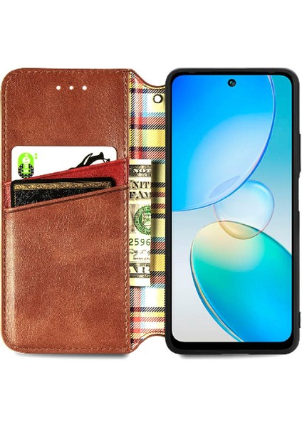 Mays Boutique Infinix Sıcak 12 Flip Kapak Için Kılıf Moda Tasarımı Zarif Iş Durum (Yurt Dışından)