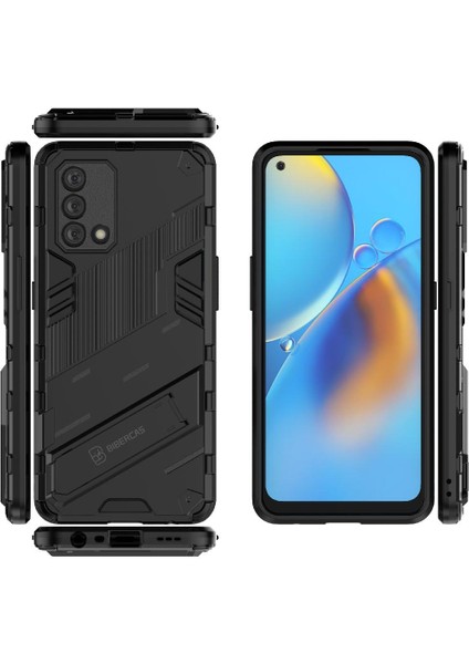 Oppo A74 4g Sağlam Askeri Koruyucu Kapak Kickstand Için Kılıf (Yurt Dışından)