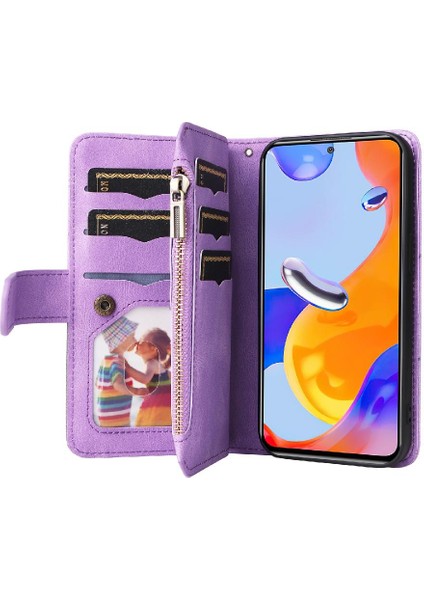 Xiaomi Redmi Not 11 Pro Fermuar Cüzdan Tarzı Dokuz Kart Yuvaları (Yurt Dışından) indirimleri