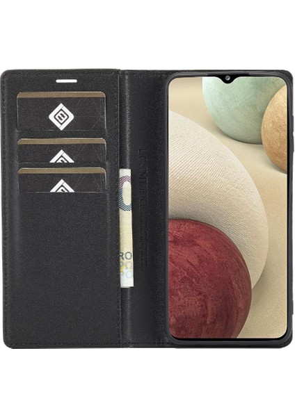 Kart Tutucu Kickstand Tam Koruma ile Samsung Galaxy A12 5g Için Kılıf (Yurt Dışından)