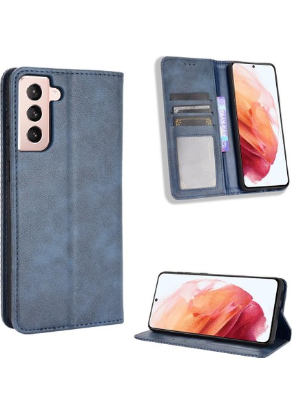 Samsung Galaxy S21 5g Manyetik Kapatma Pu Deri Cüzdan (Yurt Dışından)
