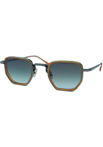 Argento C4 46 Unisex Geometrik Grı Kombıne Güneş Gözlüğü