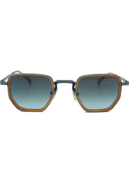 Argento C4 46 Unisex Geometrik Grı Kombıne Güneş Gözlüğü
