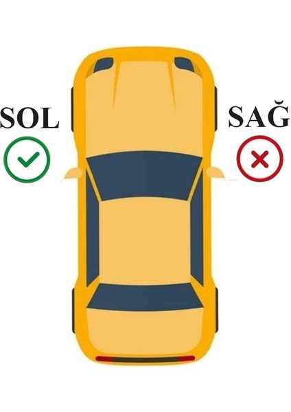 Caravelle T5 2003-2009 Model Arası Uyumlu Sol Sürücü Tarafı Dış Ayna Kapağı (Astarlı)