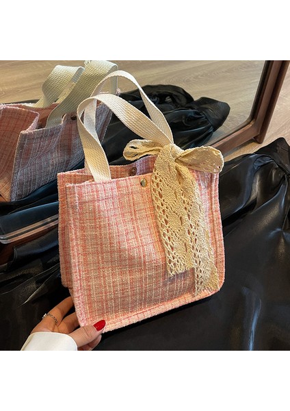 Kadınlar Için Büyük Kapasiteli Kanvas Çanta Japon Ins Sınıfı Işe Gidiş Geliş Omuz Çantası Yaz Çok Yönlü Hatıra Çanta (Yurt Dışından)