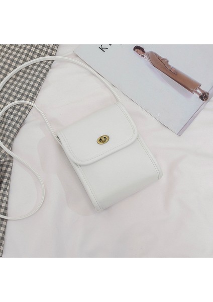 Çantalar 2024 Yeni Moda Küçük Taze Dikey Cep Telefonu Çantası Kadın Crossbody Küçük Çanta Mini Internet Ünlü Aynı Stil Omuz Çantası (Yurt Dışından)