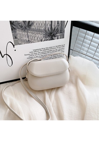 Kore Retro Eyer Çantası 2024 Yaz Yeni Stil Omuz Crossbody Çanta, Şık, Basit ve Çok Yönlü Kadın Cep Telefonu Çantası (Yurt Dışından) fırsatları