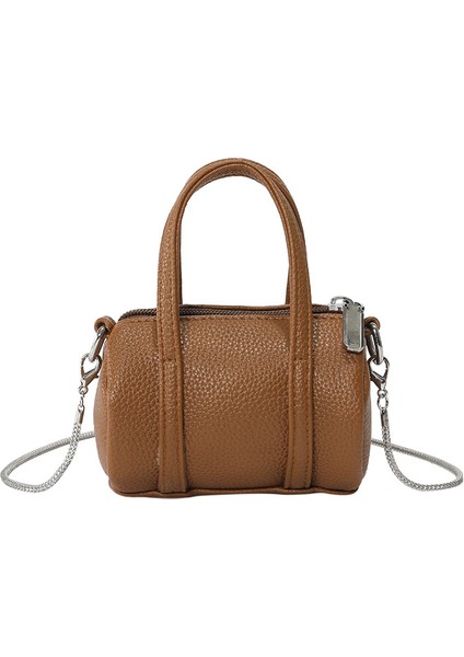 Bahar Sevimli Mini Çakıl Taşlı Çanta 2024 Yeni Kore Versiyonu Kadınlar Için Şık Zincir Moda Omuz Crossbody Çanta (Yurt Dışından)