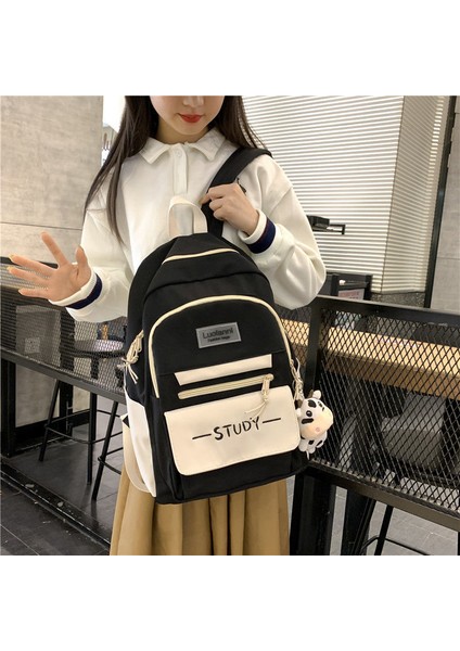 Sırt Çantası Kız Öğrenci Çok Yönlü Ins Orman Okul Çantası Büyük Kapasiteli Sırt Çantası Ilkokul Ortaokul Lise Öğrencisi Üniversite Kore Versiyonu (Yurt Dışından)