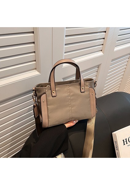Yeni Naylon Kumaş Küçük Tote Çanta, Çok Yönlü Omuz Crossbody Çanta, Kore Tarzı Basit Gündelik Çanta, Kadın Çantası (Yurt Dışından)