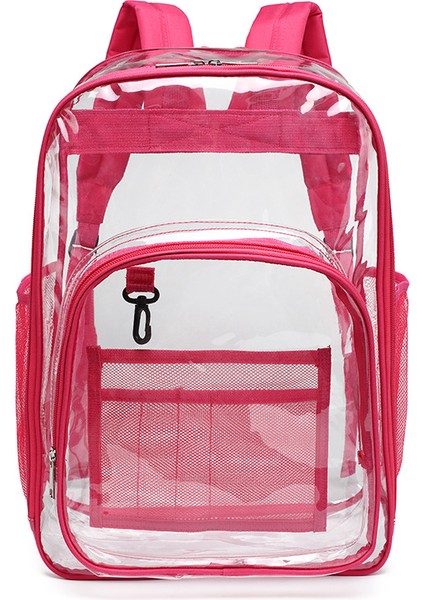 Çevre Dostu Pvc Şeffaf Sırt Çantası Moda Su Geçirmez Öğrenci Okul Çantası Şeffaf Sırt Çantası Jöle Çanta (Yurt Dışından)