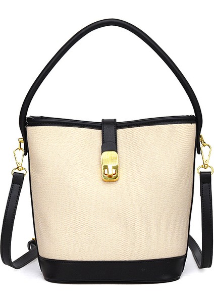 Büyük Kapasiteli ve Çok Yönlü 2024 Yeni Sınır Ötesi Retro Tek Omuz Askılı Çanta Kadın Çantası ile Dokulu Popüler Küçük Çanta (Yurt Dışından)