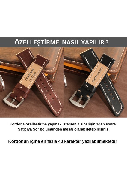 Xiaomi Mi Watch Color Uyumlu 22mm Kahverengi Hakiki Deri Kordon Akıllı Saat Kayışı Xiaomi Kordon
