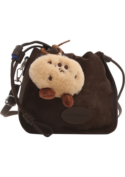 Çantalar Kore Üst Düzey Çok Yönlü Kova Çantası Ilkbahar ve Yaz 2024 Yeni Niş Tasarım Kadınlar Için Pilili Tek Omuz Crossbody Çanta (Yurt Dışından)