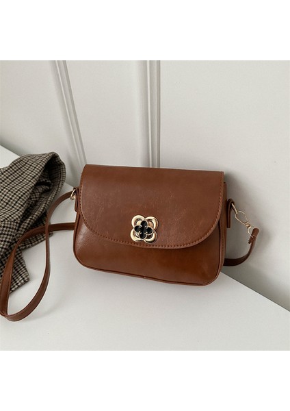 Niş Çanta Kızlar High-End 2023 Kış Yeni Stil Basit Moda Küçük Kare Çanta Yabancı Stil Omuzdan Askili Çanta Crossbody Çanta (Yurt Dışından)