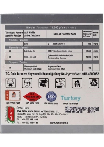 Vetasupra Eddi Biozinc Iyot Takviyeli Tırnak Bakım Yem Katkı 500 Gr - 10 Kg. indirimleri