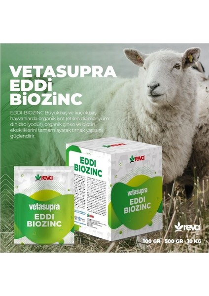 Vetasupra Eddi Biozinc Iyot Takviyeli Tırnak Bakım Yem Katkı 500 Gr - 10 Kg.