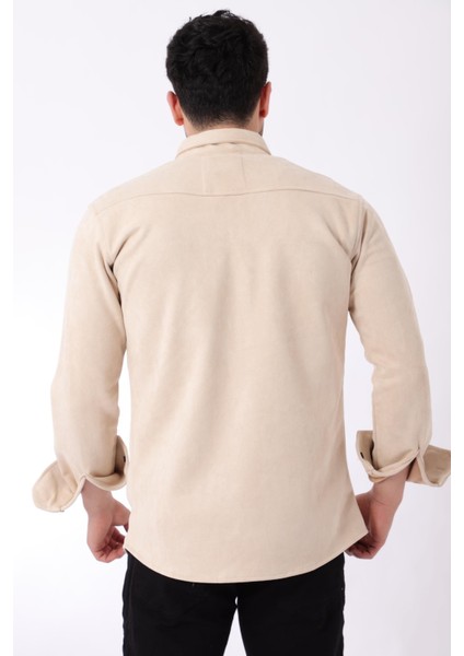 Çift Cep Kapaklı Mevsimlik Süet Gömlek Xc U16463 indirimleri