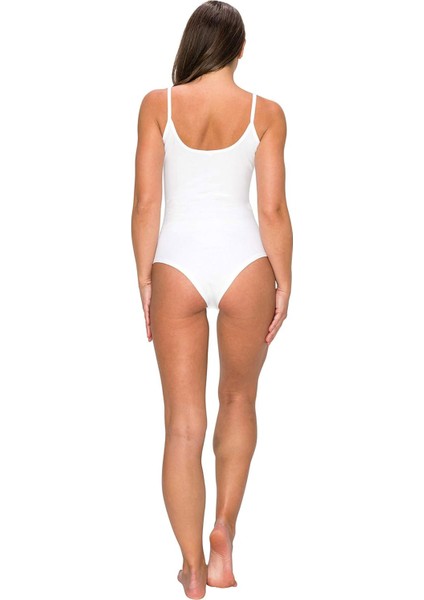 Hepsine Rakip Kadın Modal Spagetti Askılı Kancalı Bodysuit Tops Atlet Belınay0860