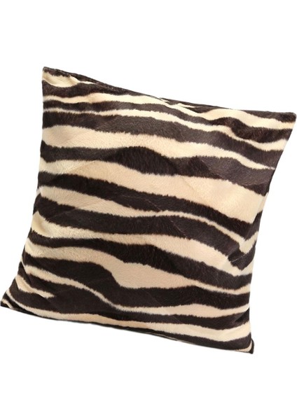Kare Zebra KIılıfı Bel Minder Örtüsü (Yurt Dışından)