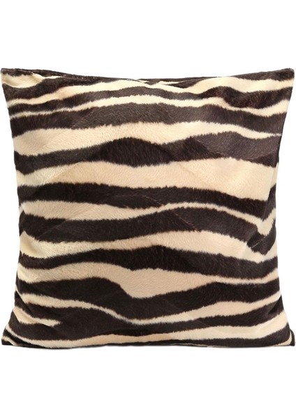 Kare Zebra KIılıfı Bel Minder Örtüsü (Yurt Dışından)