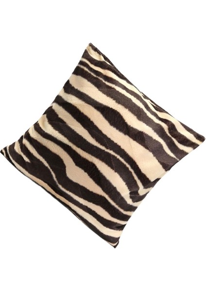 Kare Zebra KIılıfı Bel Minder Örtüsü (Yurt Dışından)