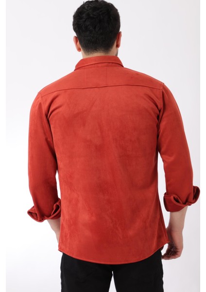 Çift Cep Kapaklı Mevsimlik Süet Gömlek Xc U16463 fırsatları