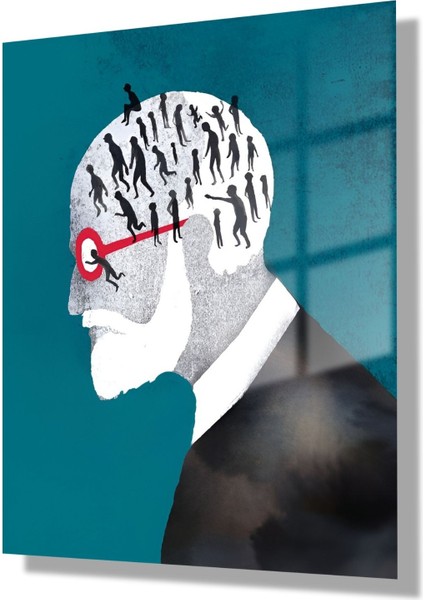 Temperli Cam Psikoloji Poliklinik Tablosu Sigmund Freud modelleri