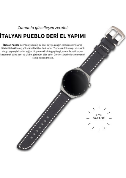 Samsung Watch 22mm Siyah Deri Kordon Gear S 3 Classic Frontier Watch 3 45 mm 46 mm Uyumlu Hakiki Deri Saat Kordonu Hakiki Deri Kayış indirimleri