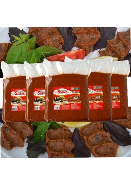 5 adet 1kg. Vakumlu Çiğköfte