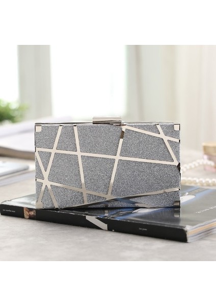 Kuş Yuvası Metal Hasır Ziyafet Çantası (Yurt Dışından)
