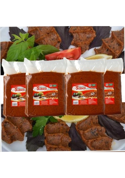 4 Adet 1kg Vakumlu Çiğköfte