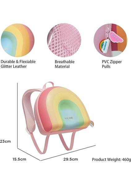 Zoyzoii Dream Serisi Sugar Heart Rainbow Sırt Çantası
