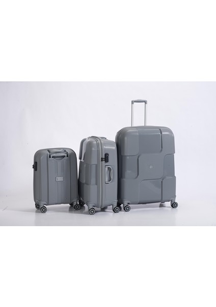 PP501 Silver Valiz 3'lü Set