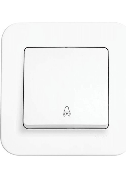 Linnera Zil Anahtarı Beyaz (Çerçeve Dahil) 90440006 (2 Adet)