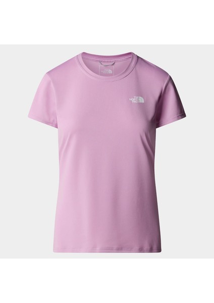 The North Face Reaxion Amp Crew Kadın Mor T-Shirt NF00CE0TPO21