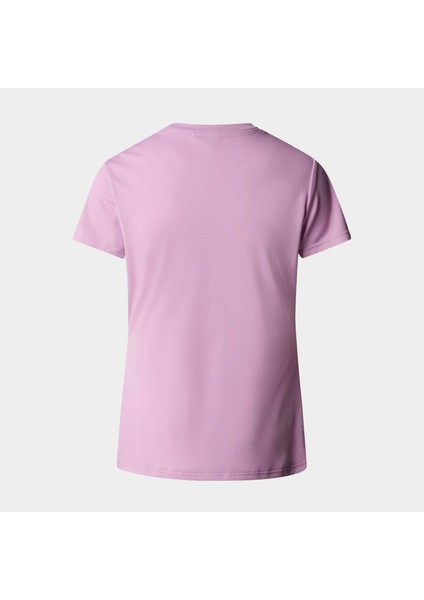 The North Face Reaxion Amp Crew Kadın Mor T-Shirt NF00CE0TPO21