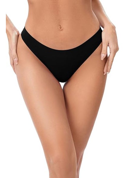 5li Kadın Tanga Iz Yapmaz Lazer Kesim String Ağ Dikişsiz